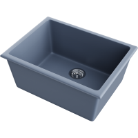 Кухонная мойка Omoikiri Okinoshima 61-U/I-SB Natceramic/smoky blue 4997065