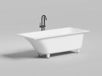 Ванна встраиваемая Salini ORLANDA 170x75, S-Sense, матовый белый 102017M