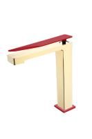 Смеситель для умывальника Boheme Q 142-GR-Q2 Gold Red