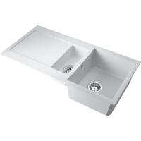 Кухонная мойка Omoikiri Sakaime 100-2-WH Tetogranit/белый 4993895