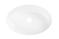 Умывальник Belux Турин 610 Эллипс Белый матовый,Solid Surface