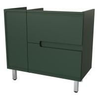 Тумба под раковину Taliente Cevia TA-MBC-90PR(R)-grigio verde 90 см подвесная