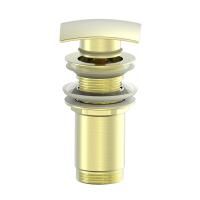 Донный клапан для раковины WONZON & WOGHAND, Брашированное золото (WW-88SS08-BG)
