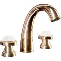 Смеситель для раковины Boheme Satine 297-ST Золото