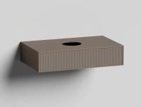 Подвесной модуль Salini Armonia 900x200 с вырезом под сифон, бронза, 27A.1.900.200.14.1