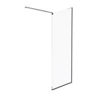 W84WI-80-F1-BTE Душевая перегородка AM.PM Func 80x200, стекло прозр. 8 мм + покрытие, профиль черный