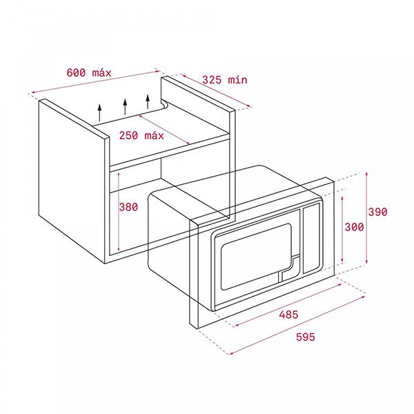 Микроволновая печь TEKA ML 820 BIS WHITE