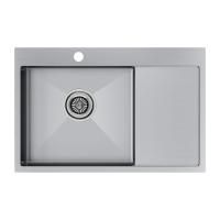 Мойка Paulmark KRONER 78F PM217851-BSL 510х780х200 мм, нержавеющая сталь, нержавеющая сталь