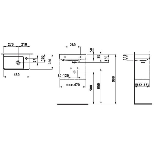 Раковина Laufen 8159540001041