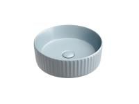 Умывальник чаша накладная круглая Ceramicanova Element 360*360*115мм, серо-голубой матовый, CN6057MHL