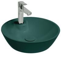 Раковина ISVEA SistemaY Soft накладная 450*450*120 1 цвет изумрудный матовый 10SY65045SV-2P