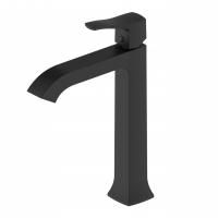 Смеситель для раковины высокий WONZON & WOGHAND, Черный матовый (WW-88019072-MB)