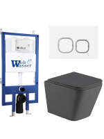Комплект инсталляции с унитазом Weltwasser BAMBERG 545 + GELBACH 041 MT-GR + BAMBERG WT