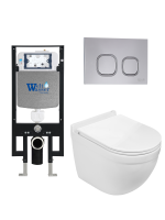 Комплект инсталляции с унитазом Weltwasser AMBERG 497 + HEIMBACH 043 GL-WT + AMBERG RD-CR