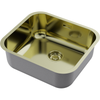 Кухонная мойка Omoikiri Omi 49-U/I-LG нерж. сталь/светлое золото 4993301