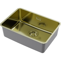 Кухонная мойка Omoikiri Omi 53-U/I Ultra Mini-LG нерж. сталь/светлое золото 4997406