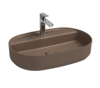 Раковина накладная ISVEA Infinity 60 овальная 60см цвет коричневый матовый 10NF65060SV-2H