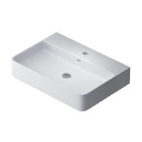 M8FWCC10601WG Func Раковина накладная AM.PM, прямоугольная с пъедесталом, 60 см, цвет белый глянец