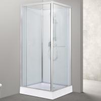 Душевая кабина AQUABATH ATLAS AB-1002S (прямоугольная, 90x90, хром, с поддоном, сифоном, без крыши)