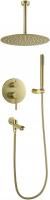 Душевая система скрытого монтажа FILARETE Roun FL1022 (Матовое золото)