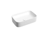 Умывальник чаша накладная прямоугольная Ceramicanova Element 605*380*150мм, белый матовый, CN6053MW