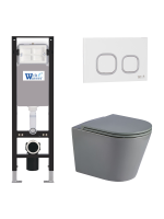 Комплект инсталляции с унитазом Weltwasser AMBERG 350 + SALZBACH 043 MT-GR + AMBERG RD-WT