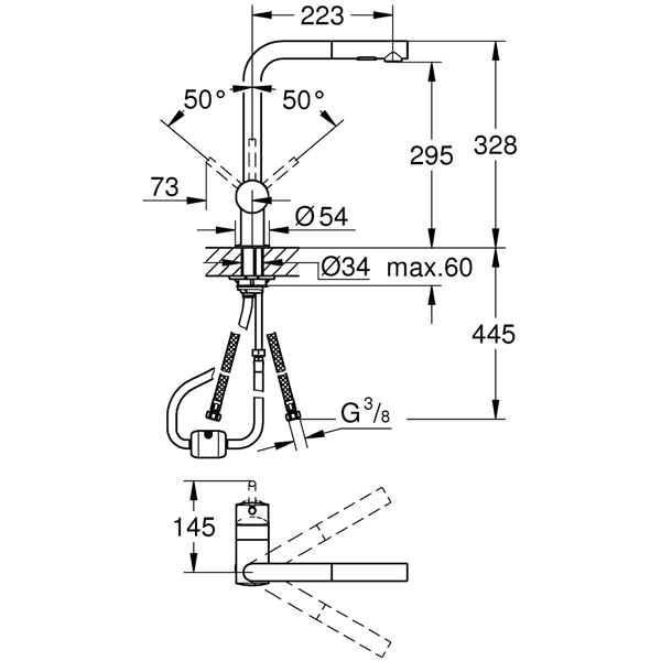 Смеситель для мойки Grohe Minta 30274DC0