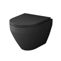 C701700MBSC Spirit V2.0 подвесной унитаз FlashClean с сиденьем микролифт, черн мат