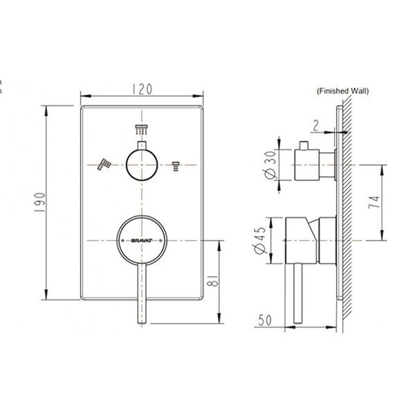 Смеситель Bravat P69193C-ENG