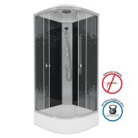 Душевая кабина Niagara Eco E80/26/BLACK (80х80х215)
