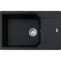 Кухонная мойка FRANKE 114.0595.289 из материала Fragranite UBG 611-78L, оникс (в комплекте стоп-вентиль и сифон)