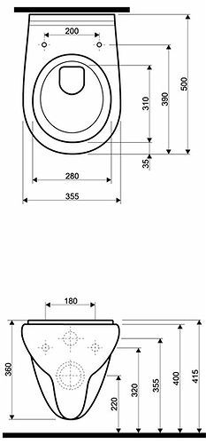 Унитаз подвесной Kolo Nova Top Pico 63102000