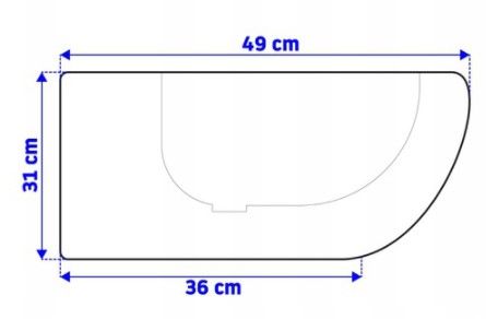 Биде подвесное Rea Carter Black REA-C4210