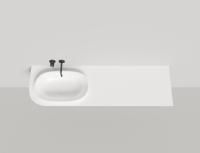 Столешница Salini Costa Plus, белый, 200221MN