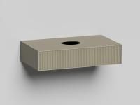 Подвесной модуль Salini Armonia 900x200 с вырезом под сифон, латунь, 27A.1.900.200.13.1