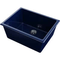 Кухонная мойка Omoikiri Okinoshima 61-U/I-IB Glossy Natceramic/indigo blue глянцевый 4911261