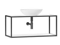 Тумба под умывальник Belux подвесная Аляска 100 Белый глянцевый