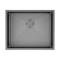 Мойка Paulmark NEXT 54 UNI PM215444-GM 440х540х200 мм, нержавеющая сталь, вороненая сталь