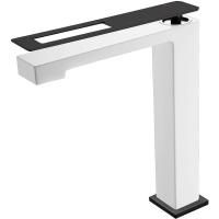 Смеситель для умывальника Boheme Q 142-WB White Black