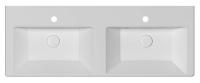 Раковина ISVEA SistemaV двойная накладная 1200*455*100 2 цвет белый СНЯТО 10SV53120SV
