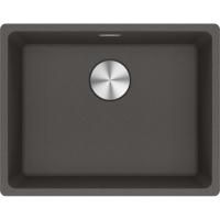 Кухонная мойка FRANKE 125.0731.690 из материала Fragranite MRG 110-52, грифельный серый  (в комплекте стоп-вентиль, декоративная накладка круглой формы, сифон)