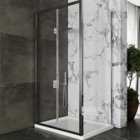 Душевой уголок Roxen Caspia 55060-120 120x80, прозрачное стекло/профиль хром