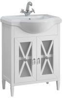 Тумба под умывальник Belux Рояль Н 65 Белый глянцевый