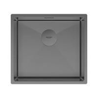 Мойка Paulmark NEXT 48 UNI PM214844-GM 440х480х200 мм, нержавеющая сталь, вороненая сталь