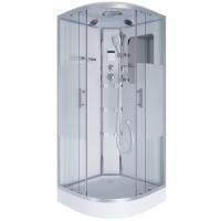 Душевая кабина Niagara Ultra NG-302-01 (100х100х220) низкий поддон(16см),стекло матовое,4 места