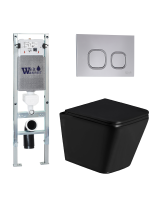 Комплект инсталляции с унитазом Weltwasser AMBERG 350 ST + GELBACH 043 GL-BL + AMBERG RD-CR