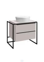 Тумба под умывальник Belux Марбелья НП 80-02 Opale матовый