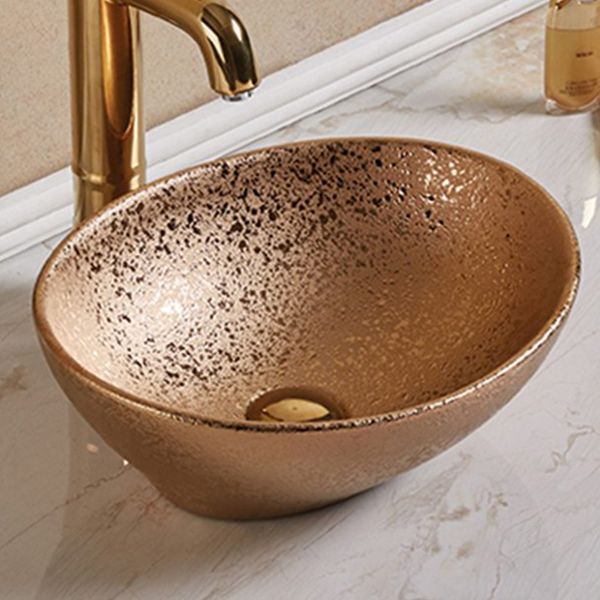 Раковина MELANA MLN-7138SM (бронза)