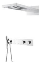 Душевой комплект Boheme Zodiac 133-CR термостат, С ВНУТРЕННЕЙ ЧАСТЬЮ, chrome