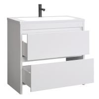 Тумба под умывальник Belux Мадрид 90-02 напольный, белый глянцевый